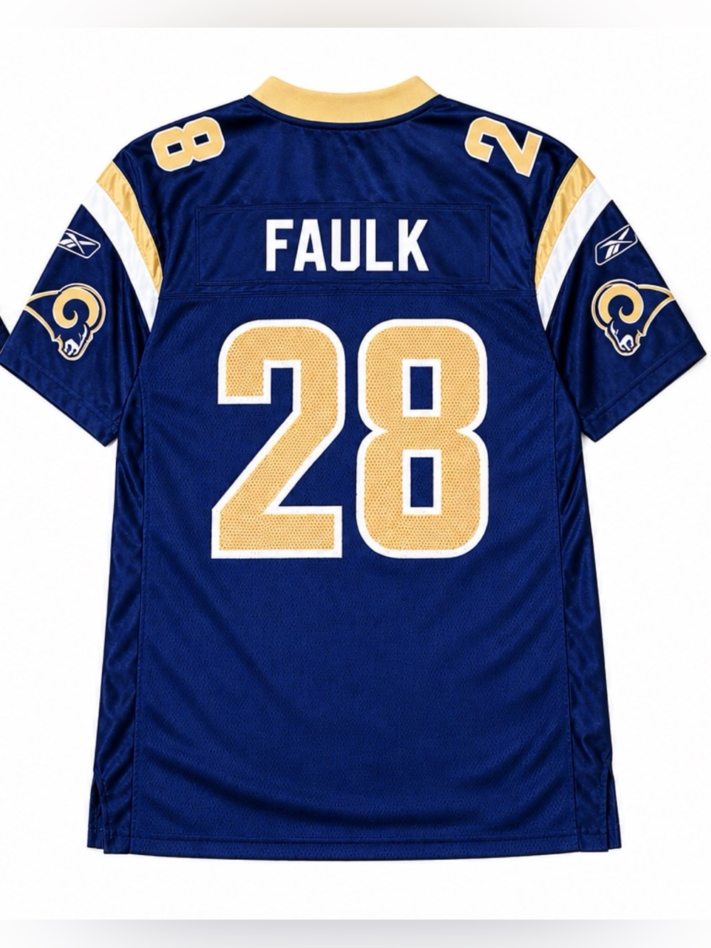 Vintage Reebok NFL Marshall Faulk #28 St Louis Rams Jersey XL